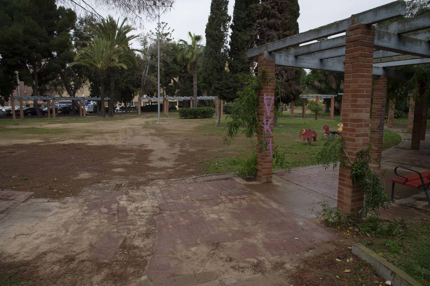 Fotos: Abandono en los parques de Cartagena