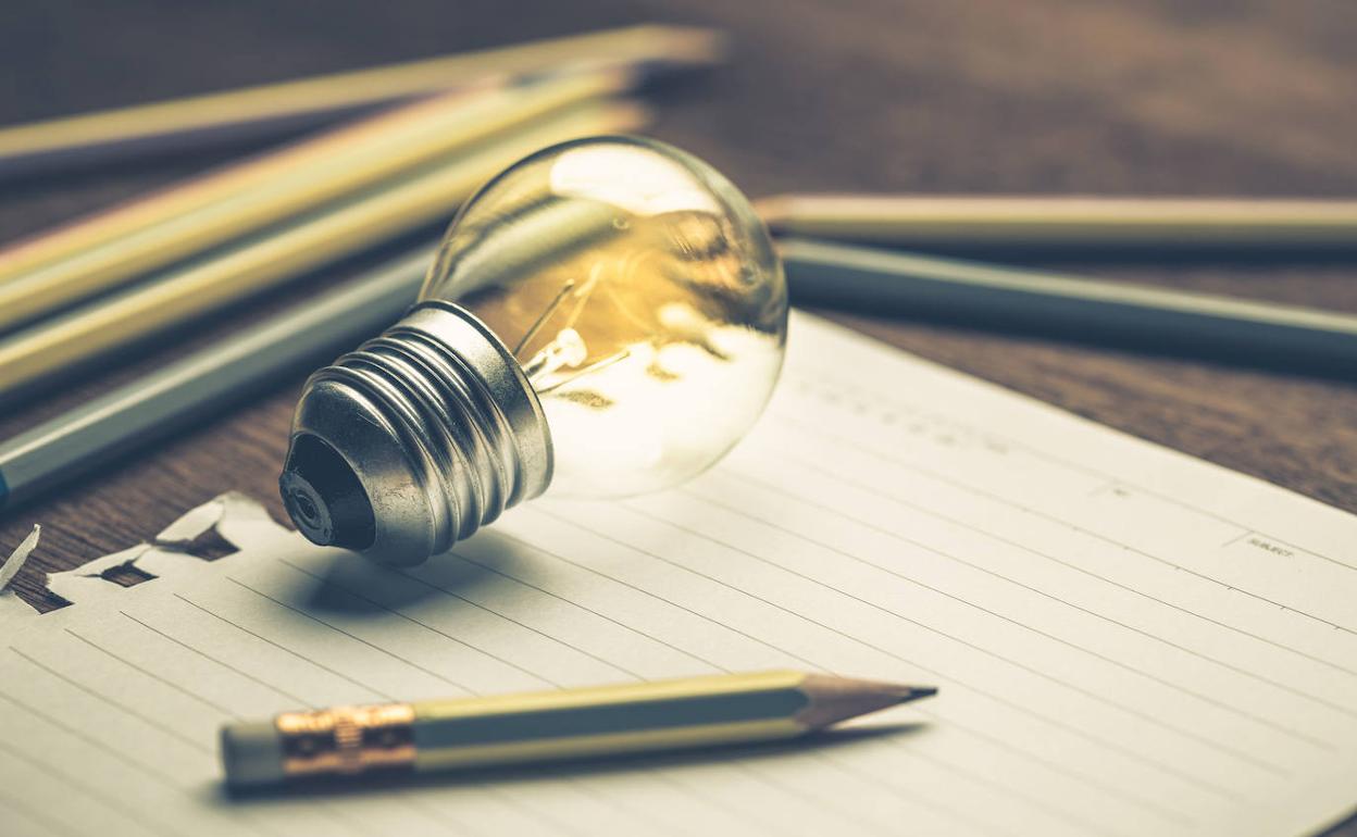 Imagen de recurso de una bombilla. 