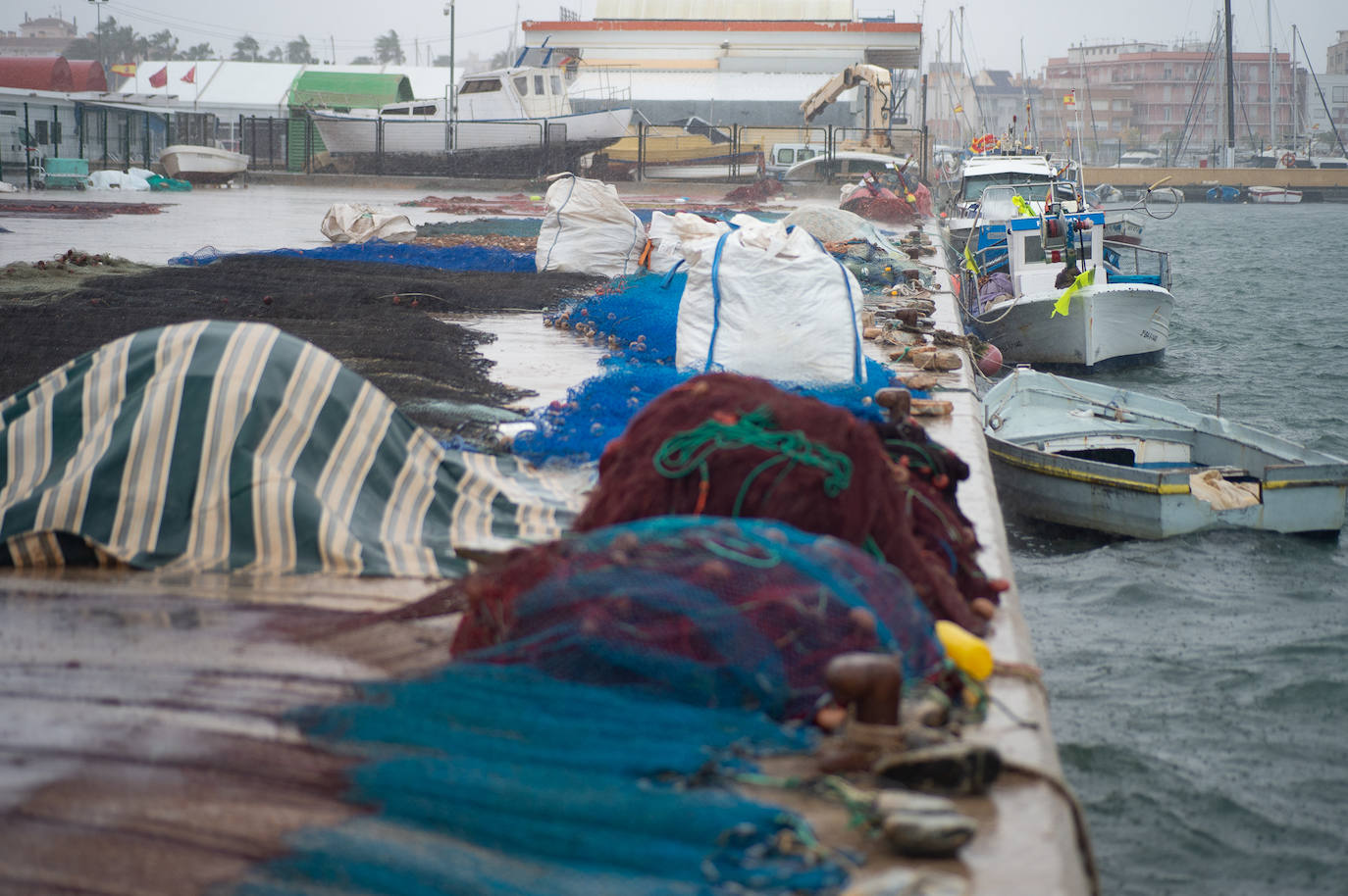 Fotos: Los pescadores del Mar Menor se suman a la huelga