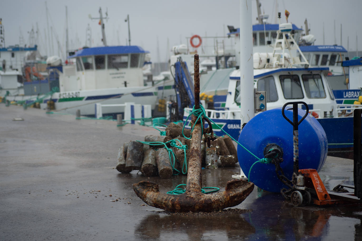 Fotos: Los pescadores del Mar Menor se suman a la huelga