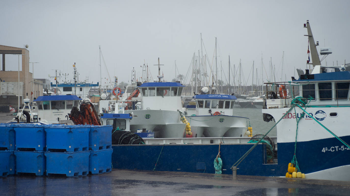 Fotos: Los pescadores del Mar Menor se suman a la huelga