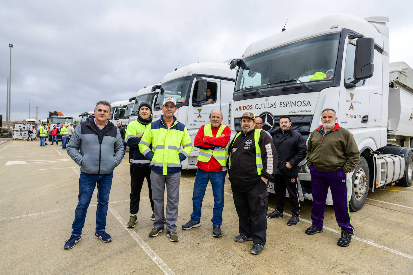 Fotos: Miras respalda a los transportistas y pide bajar el precio del combustible