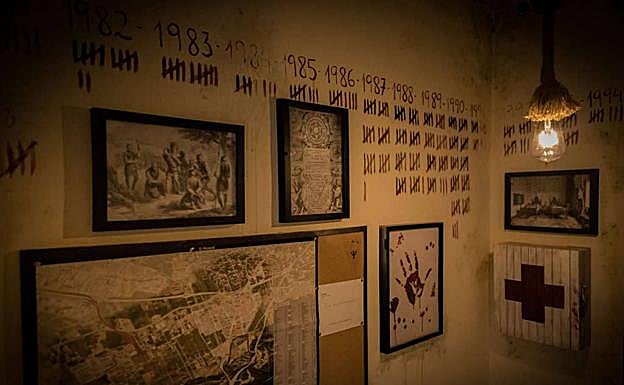 Una vista del 'escape room' de El Palmar (Murcia).