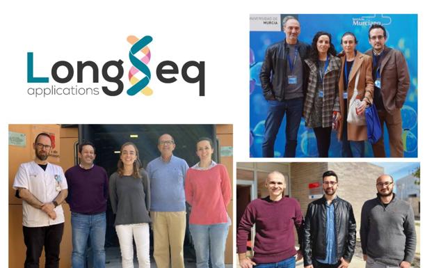 Belén de la Morena con el equipo de LongseqApplications. 