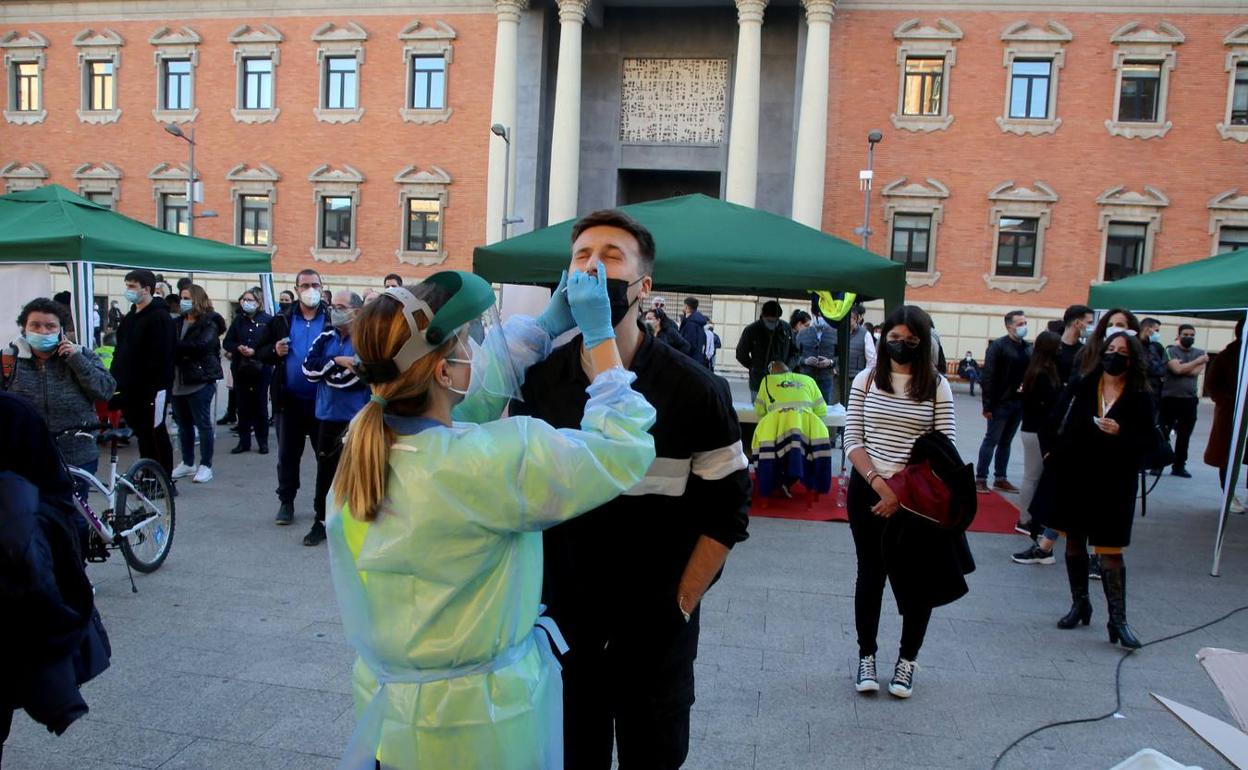 Test masivo organizado esta pasada Navidad en Murcia. 