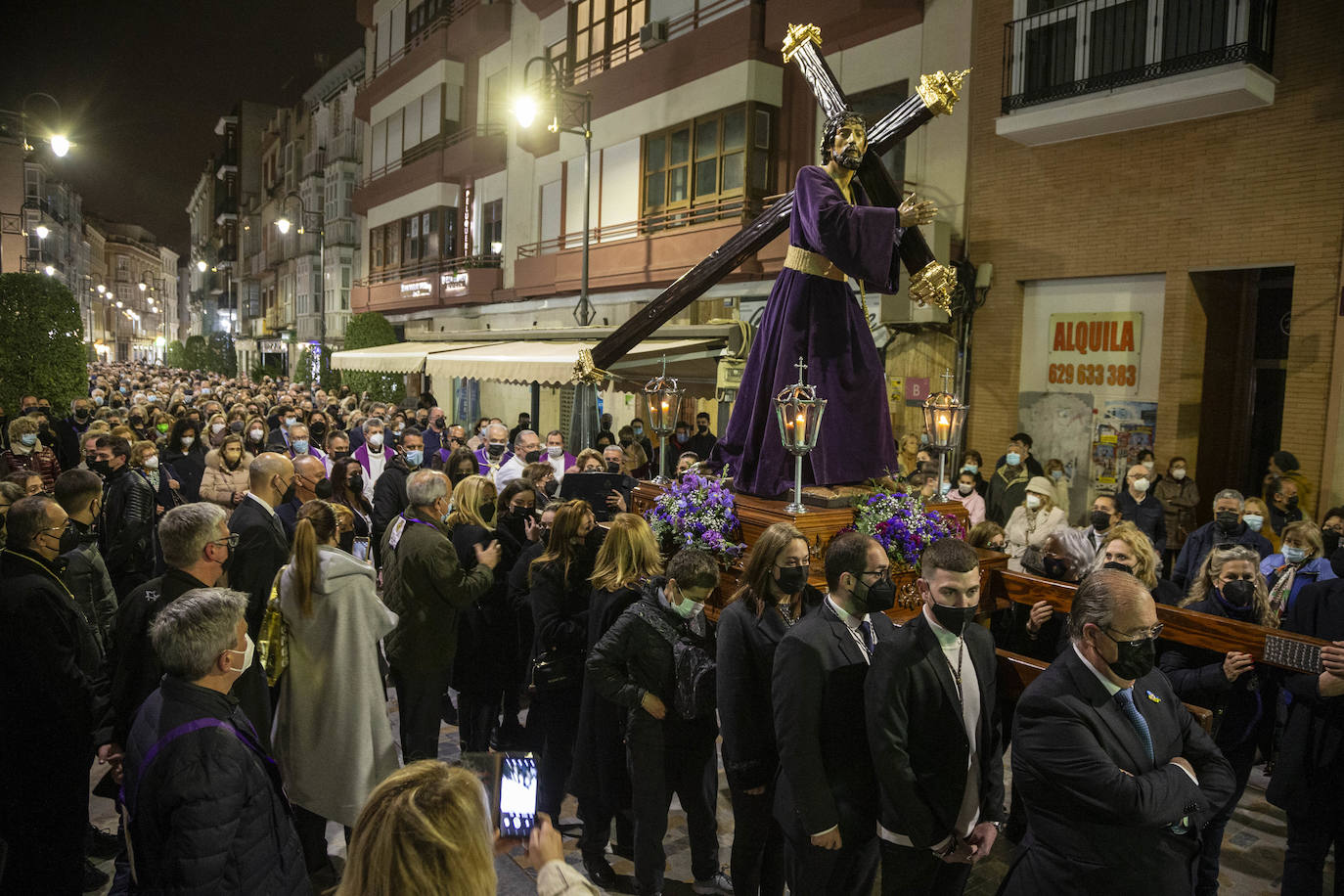 Fotos: La Cofradía Marraja celebra su vía crucis en Cartagena