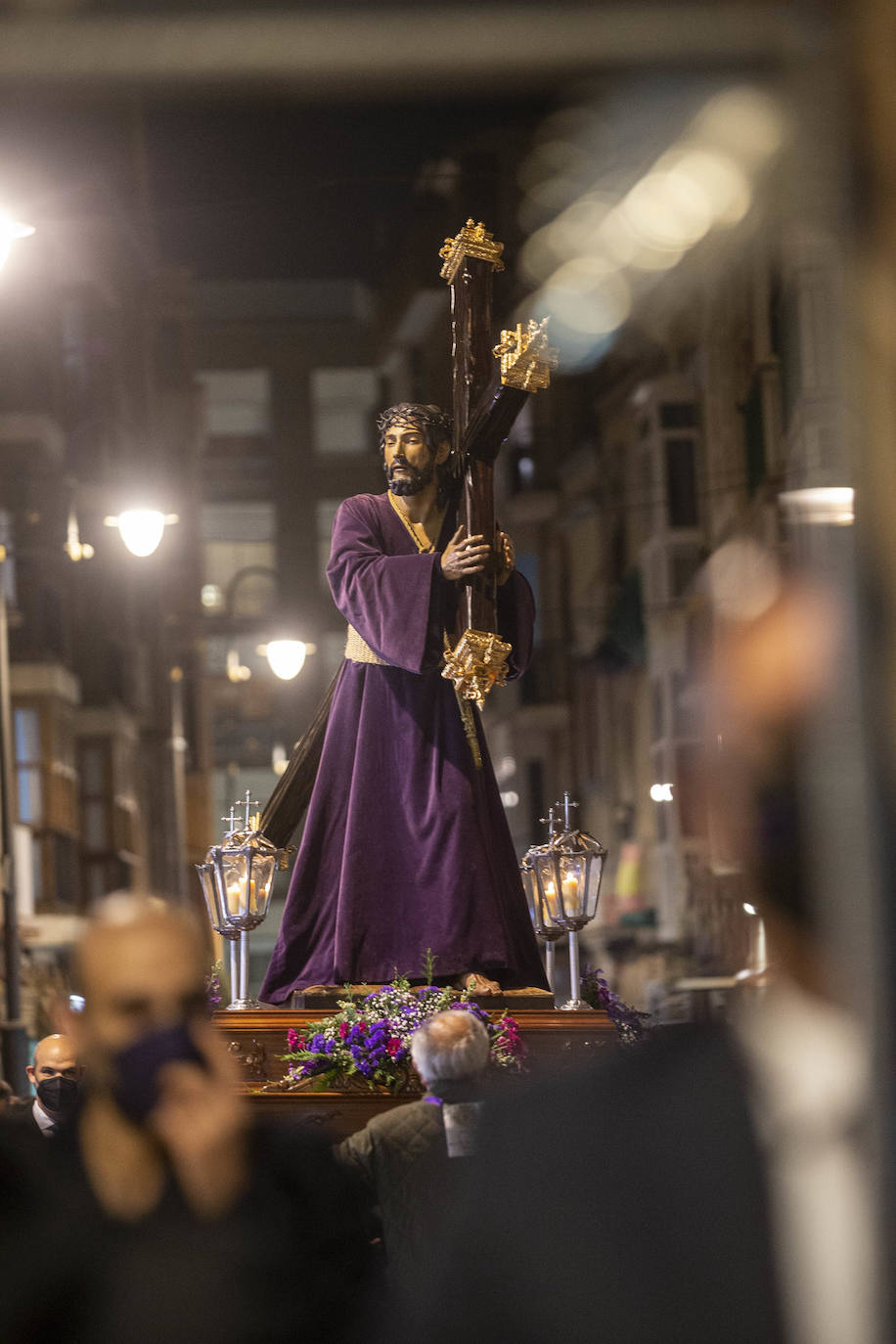 Fotos: La Cofradía Marraja celebra su vía crucis en Cartagena