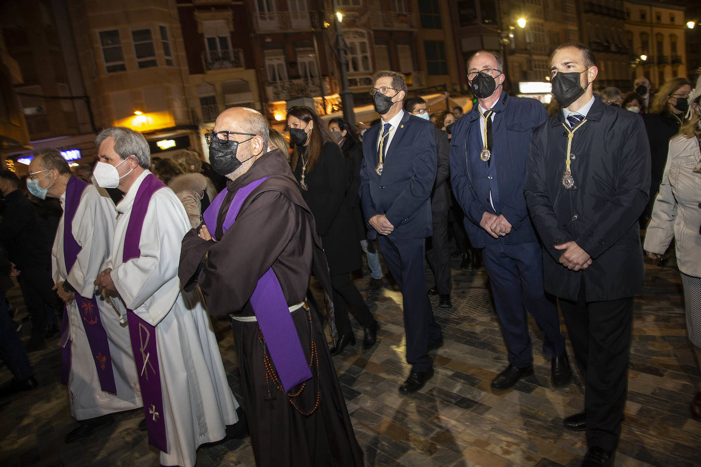 Fotos: La Cofradía Marraja celebra su vía crucis en Cartagena
