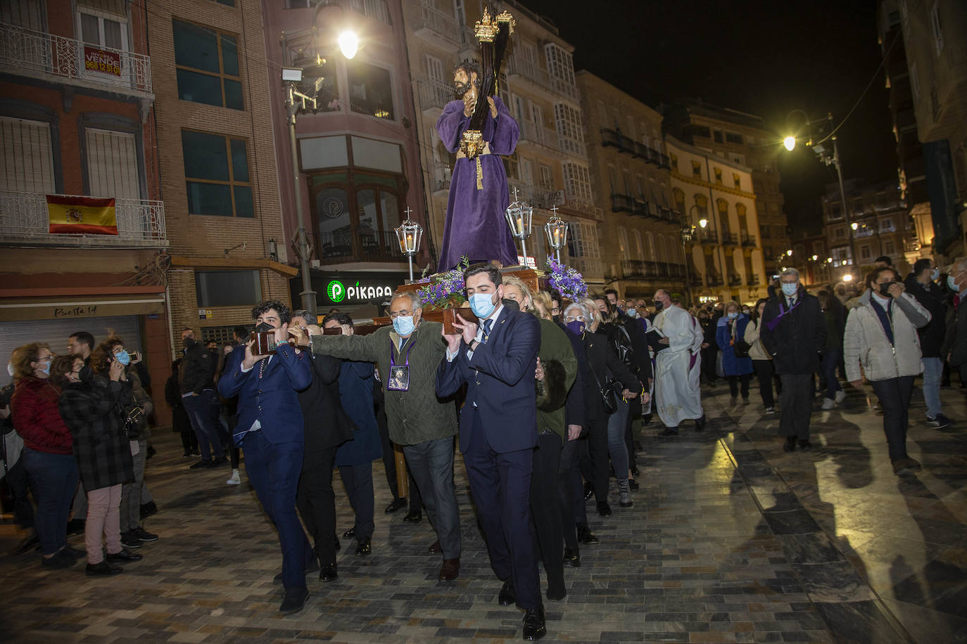 Fotos: La Cofradía Marraja celebra su vía crucis en Cartagena