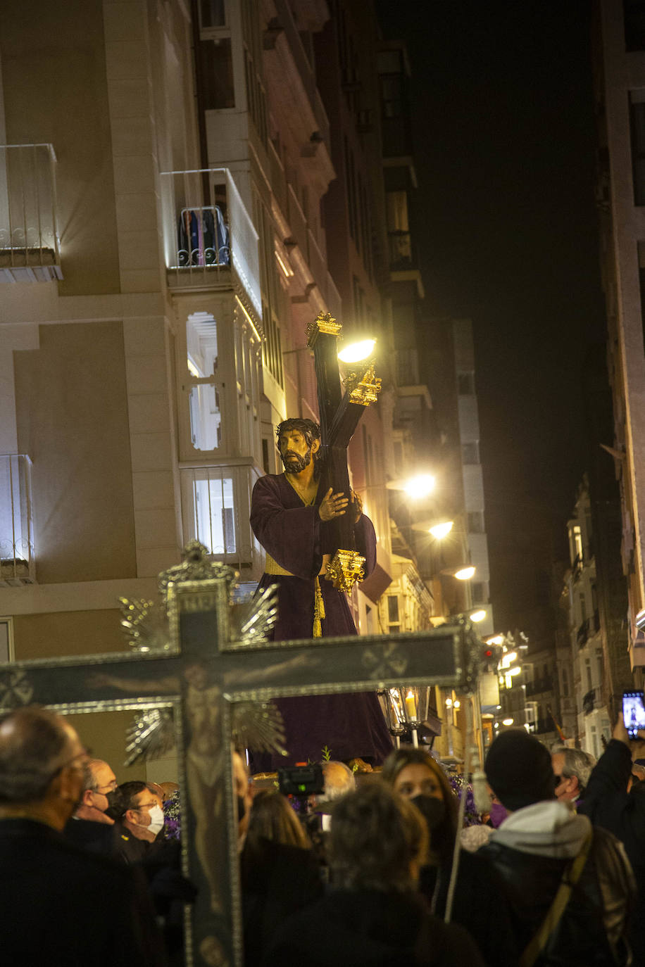 Fotos: La Cofradía Marraja celebra su vía crucis en Cartagena