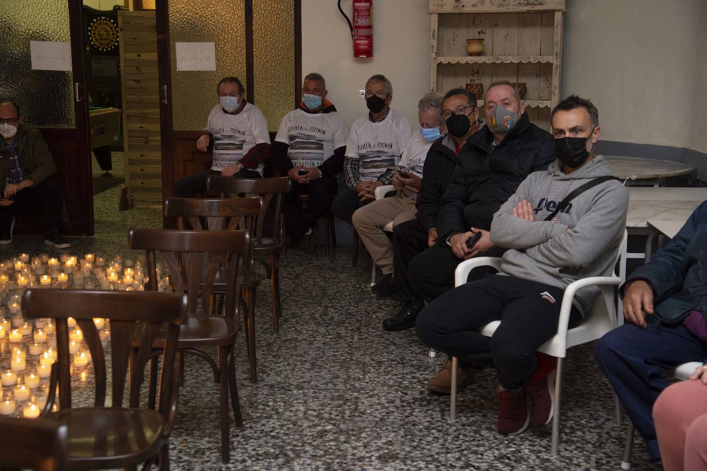 Fotos: Velas de esperanza en Portmán