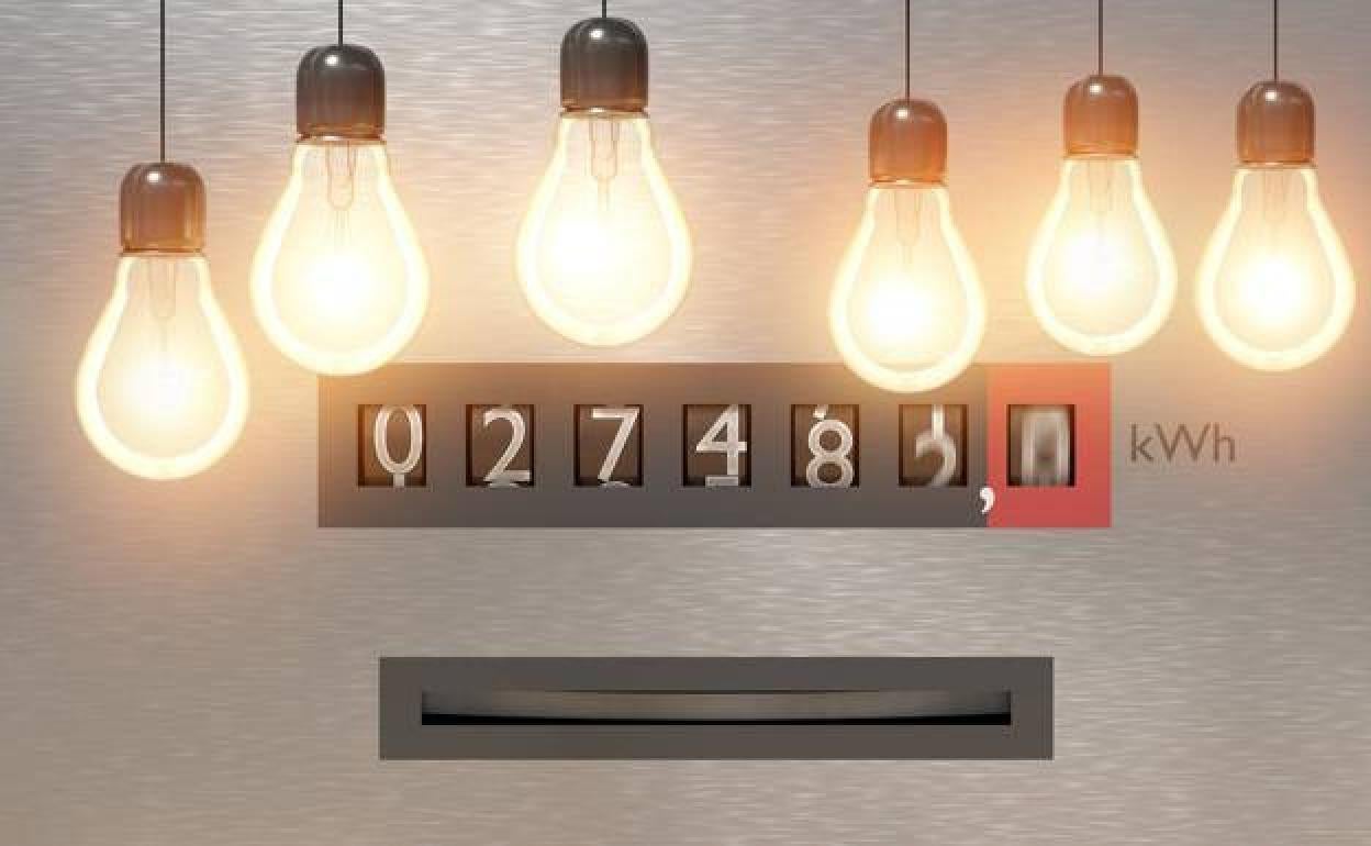 Imagen de recurso del precio de la luz. 