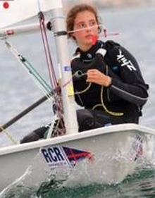 Imagen secundaria 2 - El cartagenero Gregorio Belmonte. Rafa de la Hoz, regatista del Club Mar Menor de Los Alcázares. María Martínez, del Real Club de Regatas de Santiago de la Ribera. 