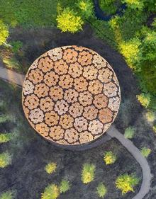 Imagen secundaria 2 - Serpentine Pavilion 2017 en Londres. Inspirado por el árbol, punto de encuentro central para la vida en Gando, Francis Kéré buscó este pabellón conectar a sus visitantes con la naturaleza y entre sí. 