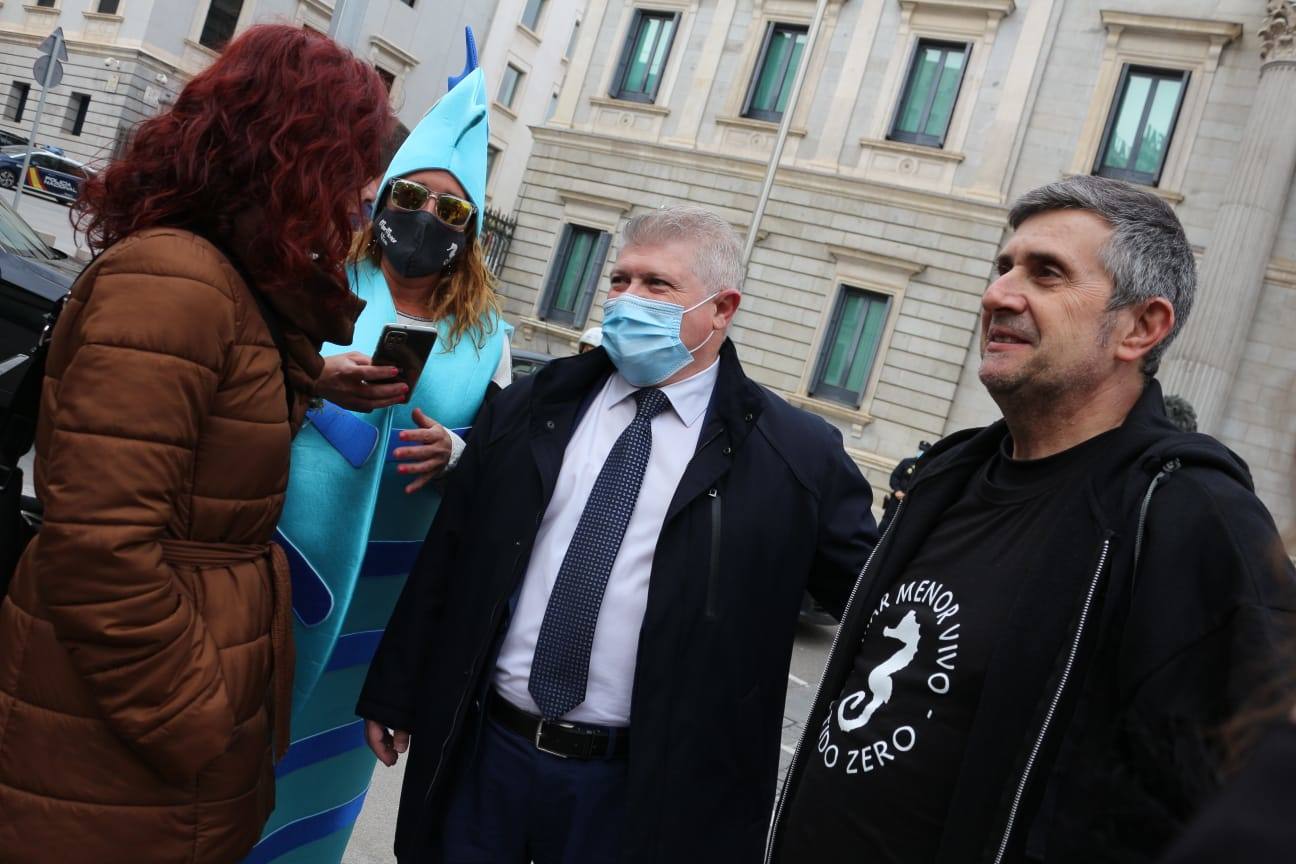 Fotos: Apoyo a la ILP del Mar Menor en Madrid