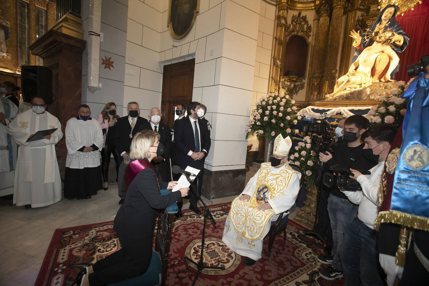 Fotos: Ceremonia de la Onza de Oro en la basílica de la Caridad de Cartagena