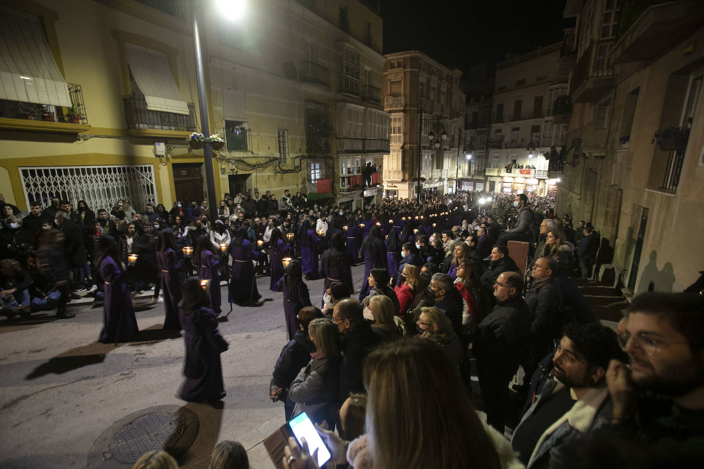 Fotos: Madrugada de emociones en Cartagena con la Cofradía del Socorro