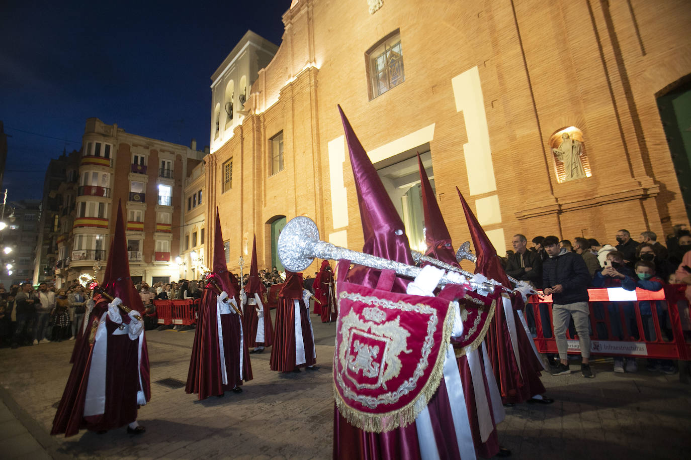 Fotos: Primer desfile de la Cofradía California en la Semana Santa de Cartagena 2022