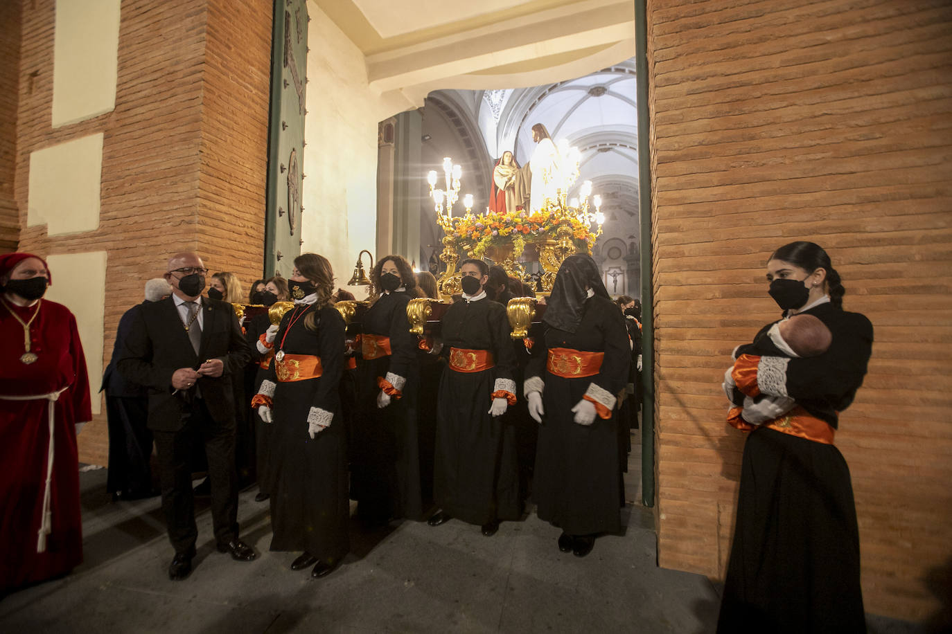 Fotos: Primer desfile de la Cofradía California en la Semana Santa de Cartagena 2022