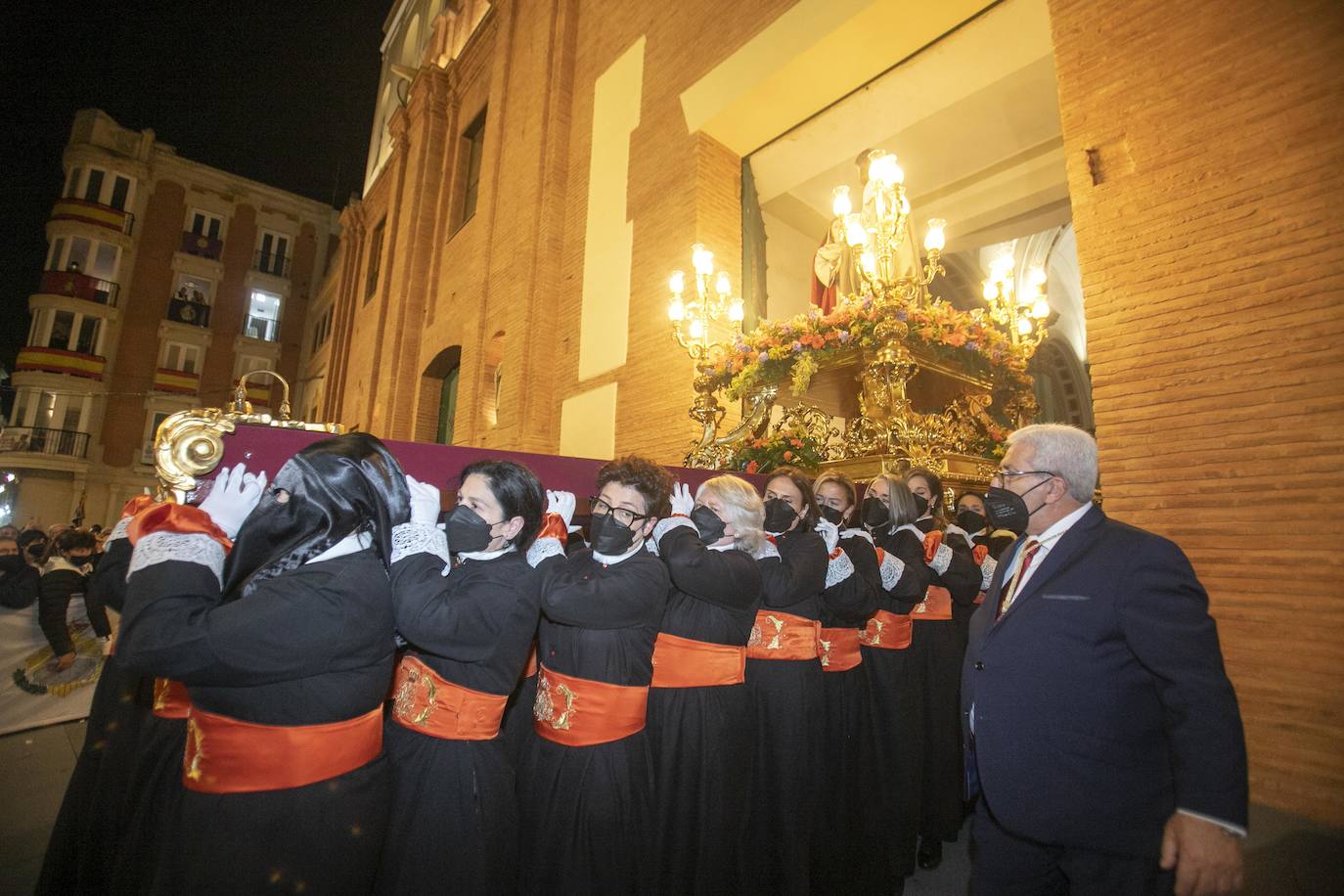 Fotos: Primer desfile de la Cofradía California en la Semana Santa de Cartagena 2022