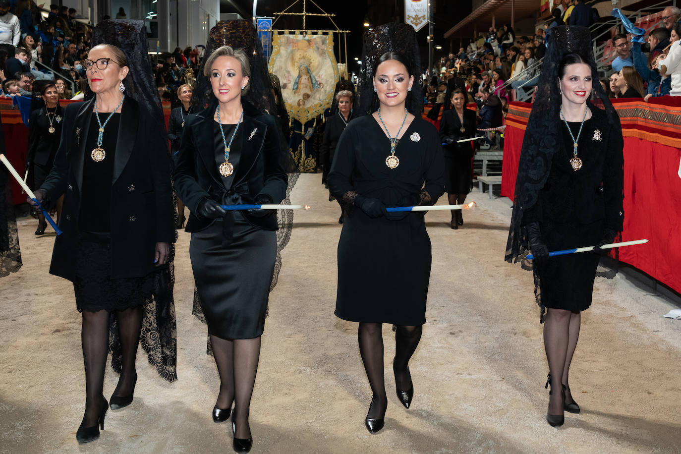 Fotos: El Paso Azul protagoniza la primera procesión en Lorca tras la pandemia