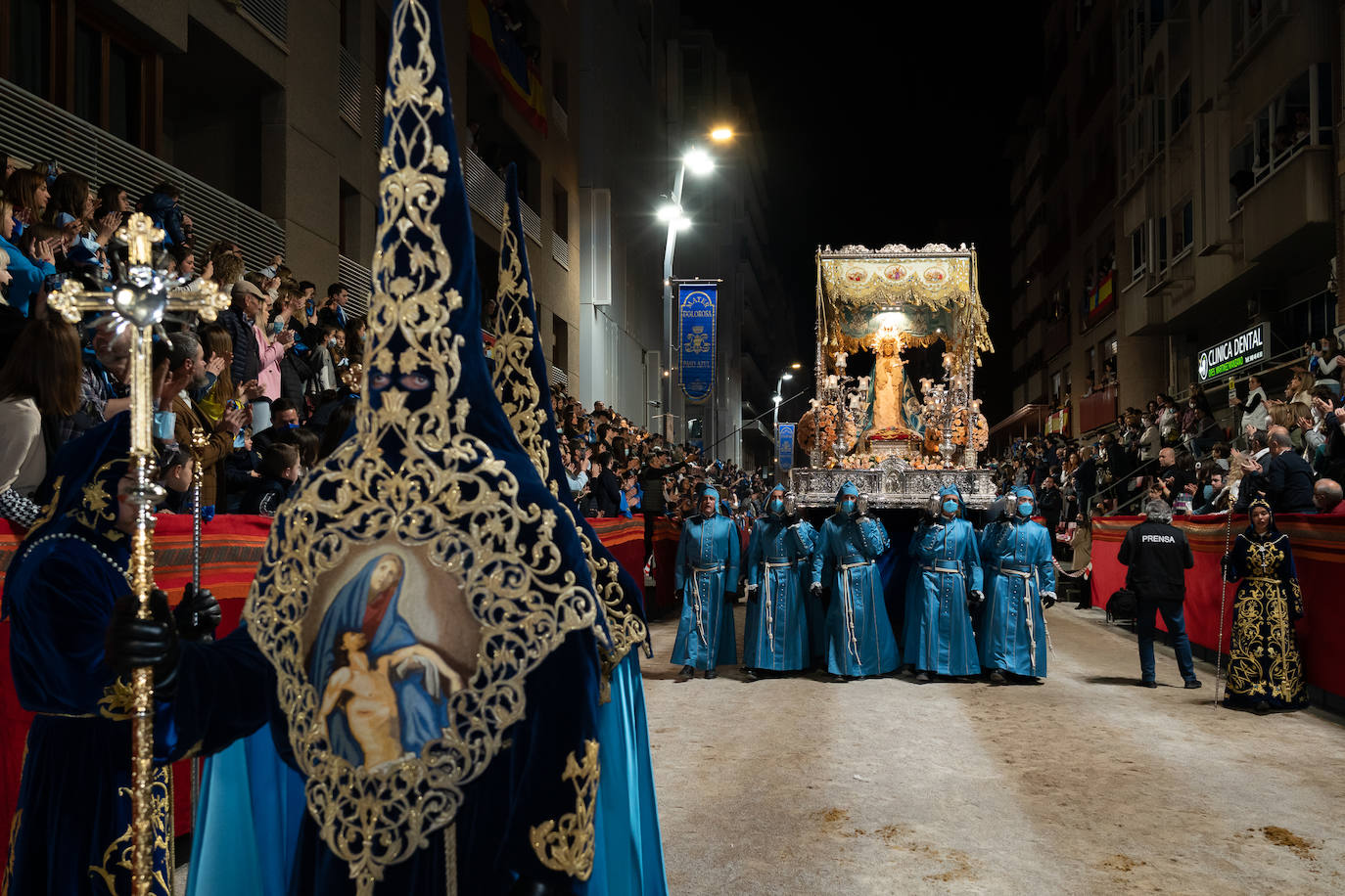 Fotos: El Paso Azul protagoniza la primera procesión en Lorca tras la pandemia