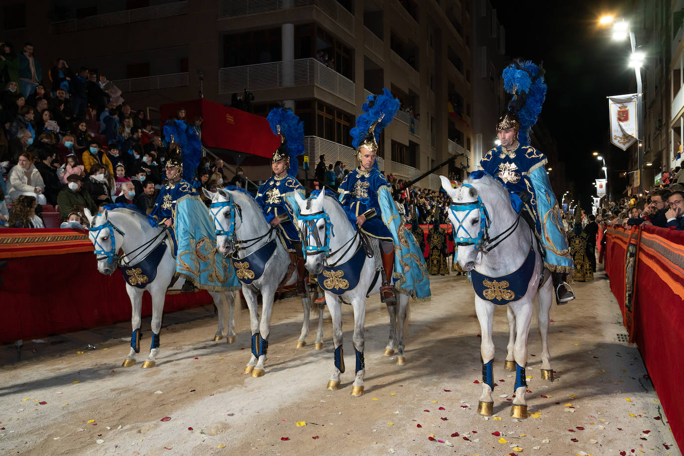 Fotos: El Paso Azul protagoniza la primera procesión en Lorca tras la pandemia