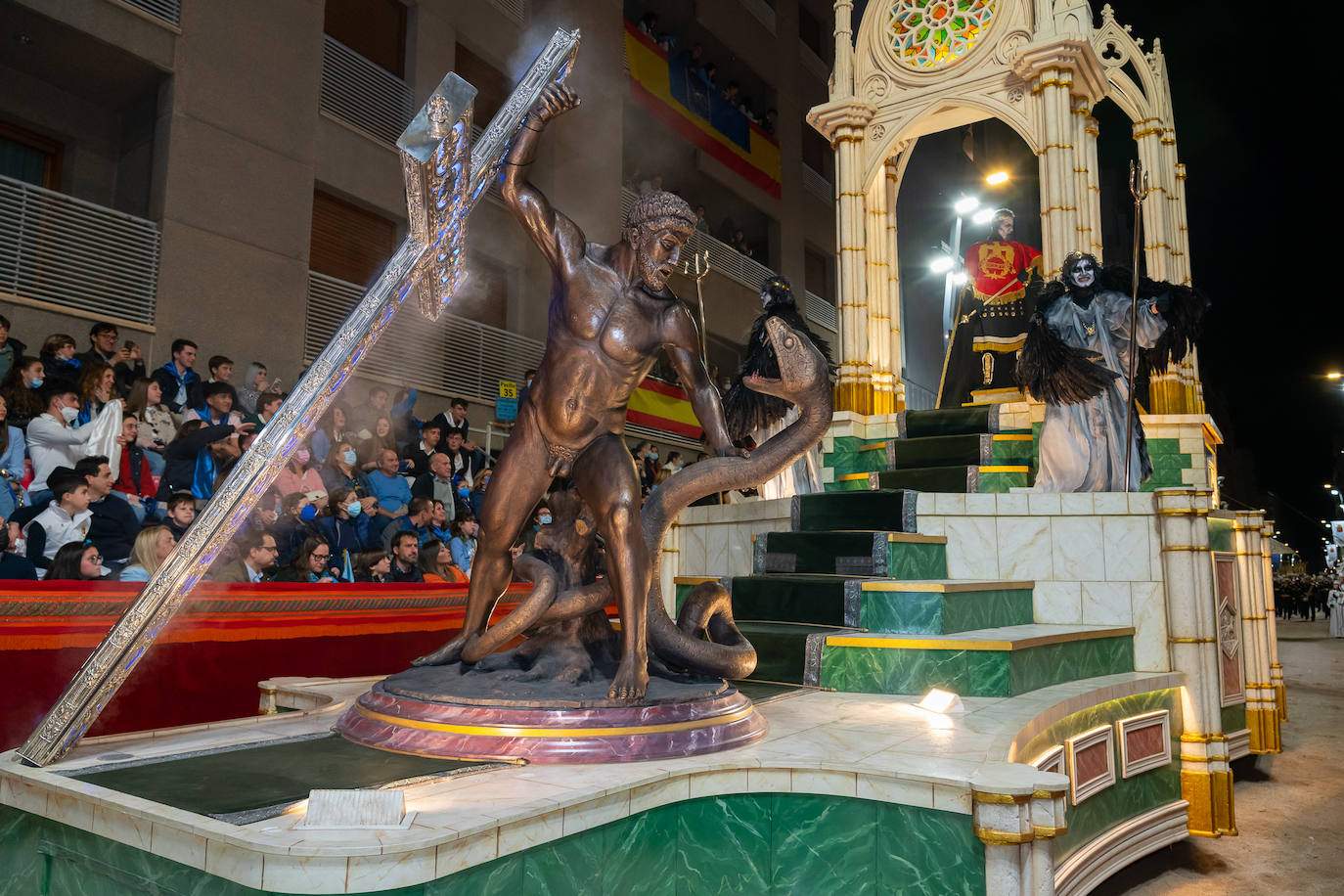 Fotos: Primera procesión del Paso Blanco en la Semana Santa de Lorca 2022