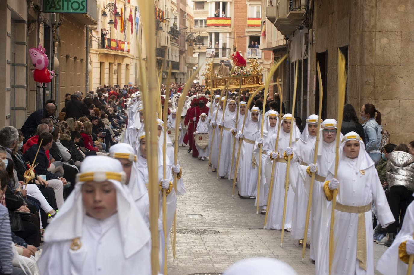 Fotos: Un mar de palmas guía a Jesús a Jerusalén