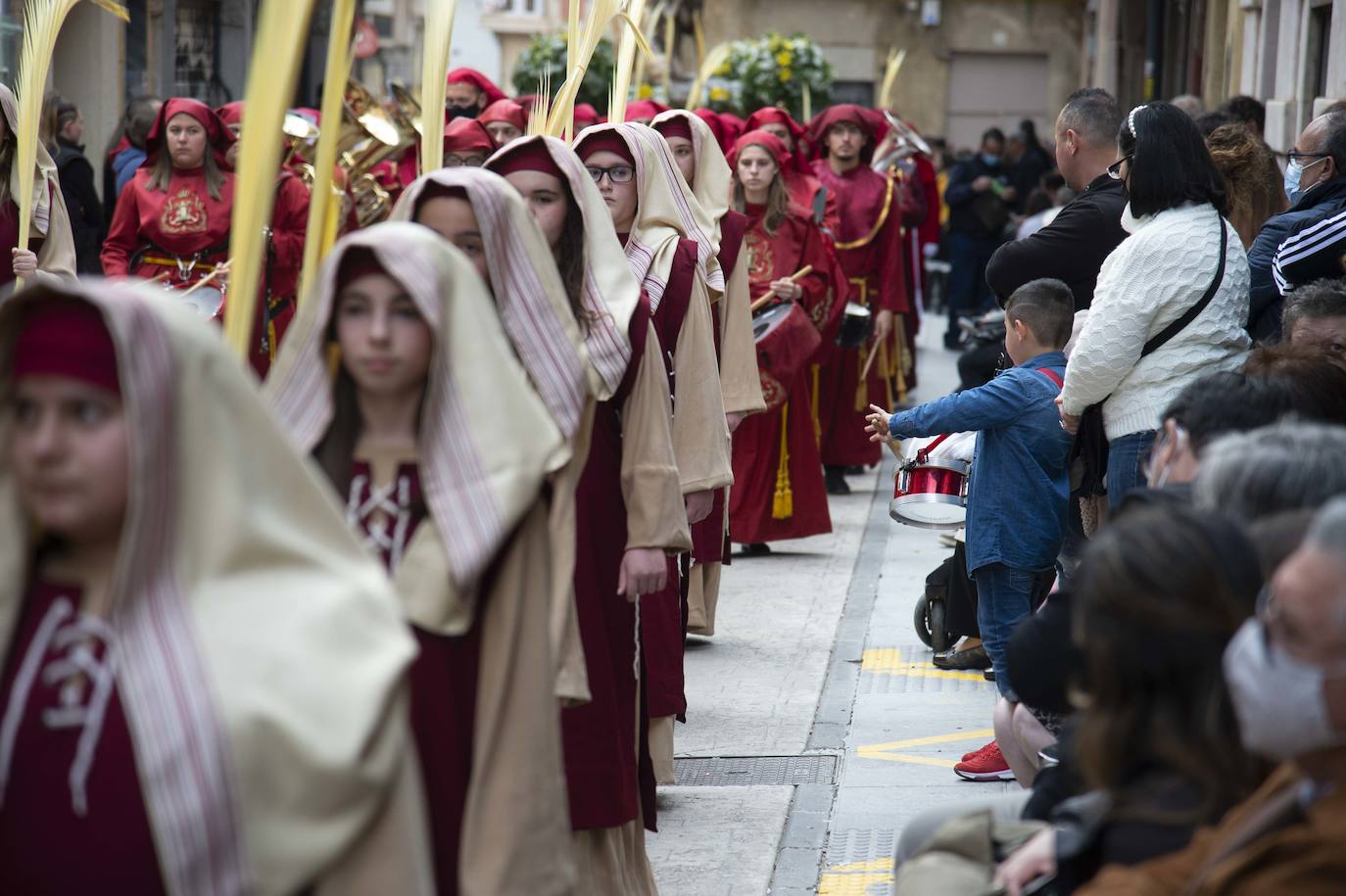 Fotos: Un mar de palmas guía a Jesús a Jerusalén