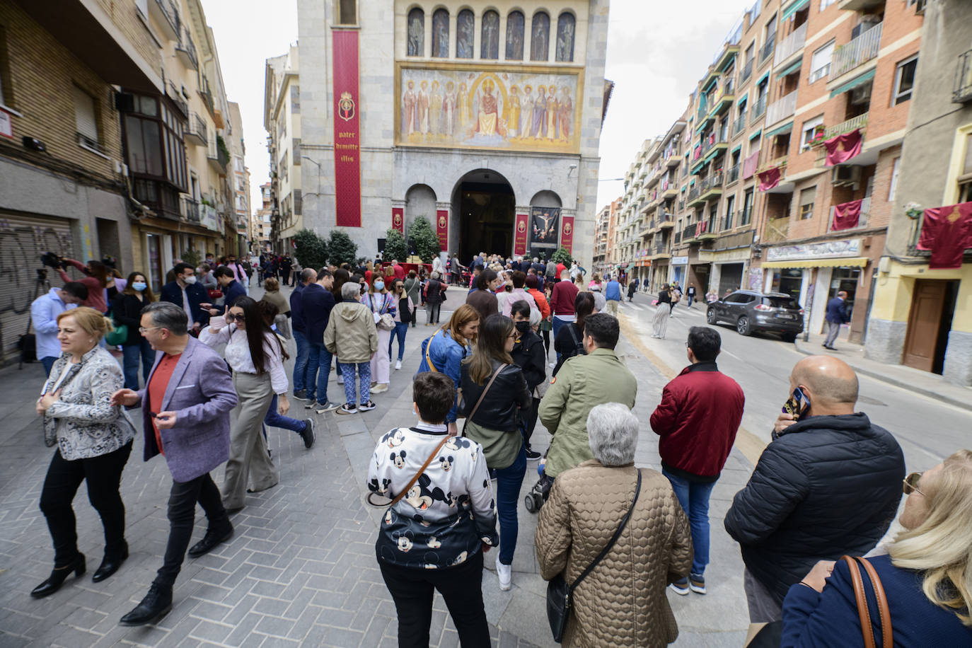 Fotos: Descendimiento del Cristo del Perdón en la iglesia de San Antolín de Murcia