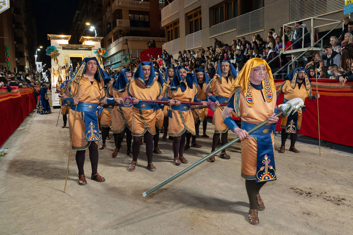 Fotos: El lujo de Egipto en la procesión azul de Domingo de Ramos