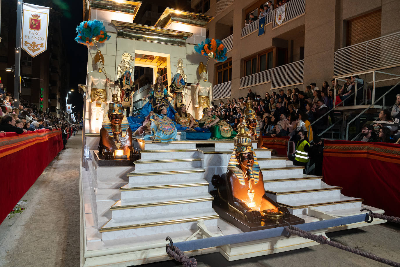 Fotos: El lujo de Egipto en la procesión azul de Domingo de Ramos