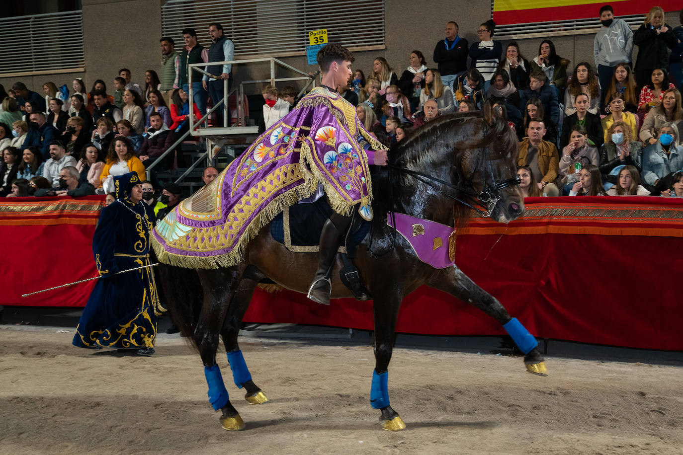Fotos: El lujo de Egipto en la procesión azul de Domingo de Ramos