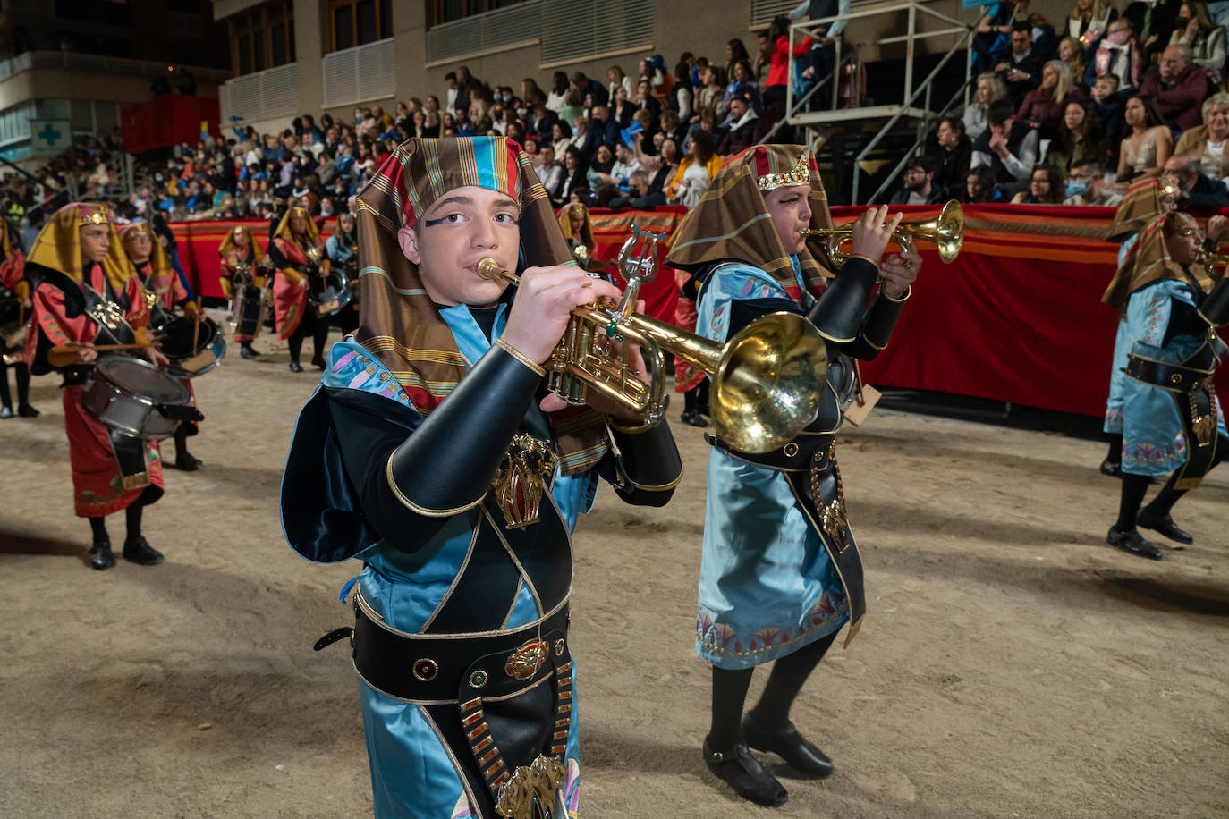 Fotos: El lujo de Egipto en la procesión azul de Domingo de Ramos
