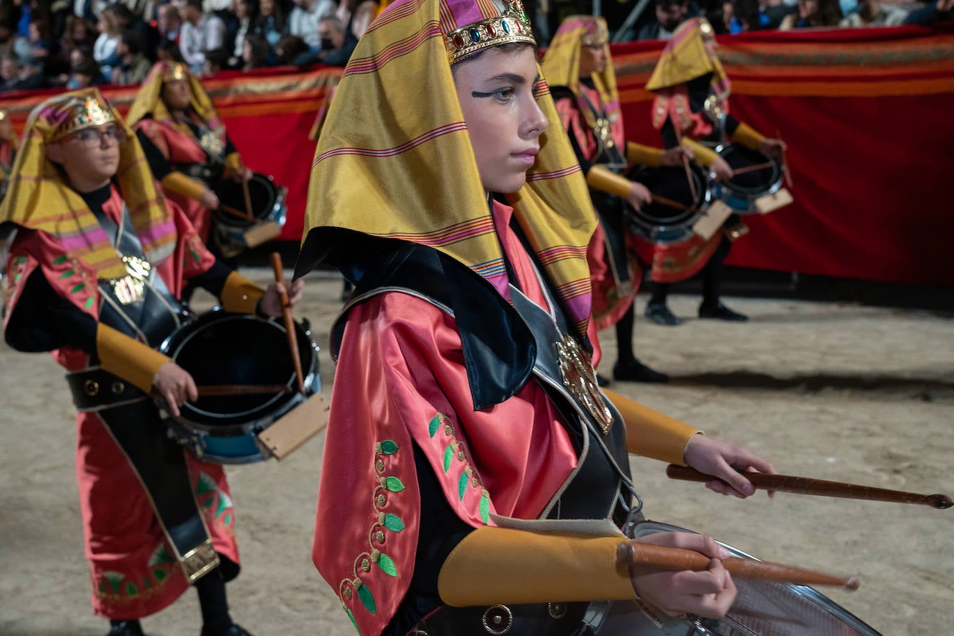 Fotos: El lujo de Egipto en la procesión azul de Domingo de Ramos
