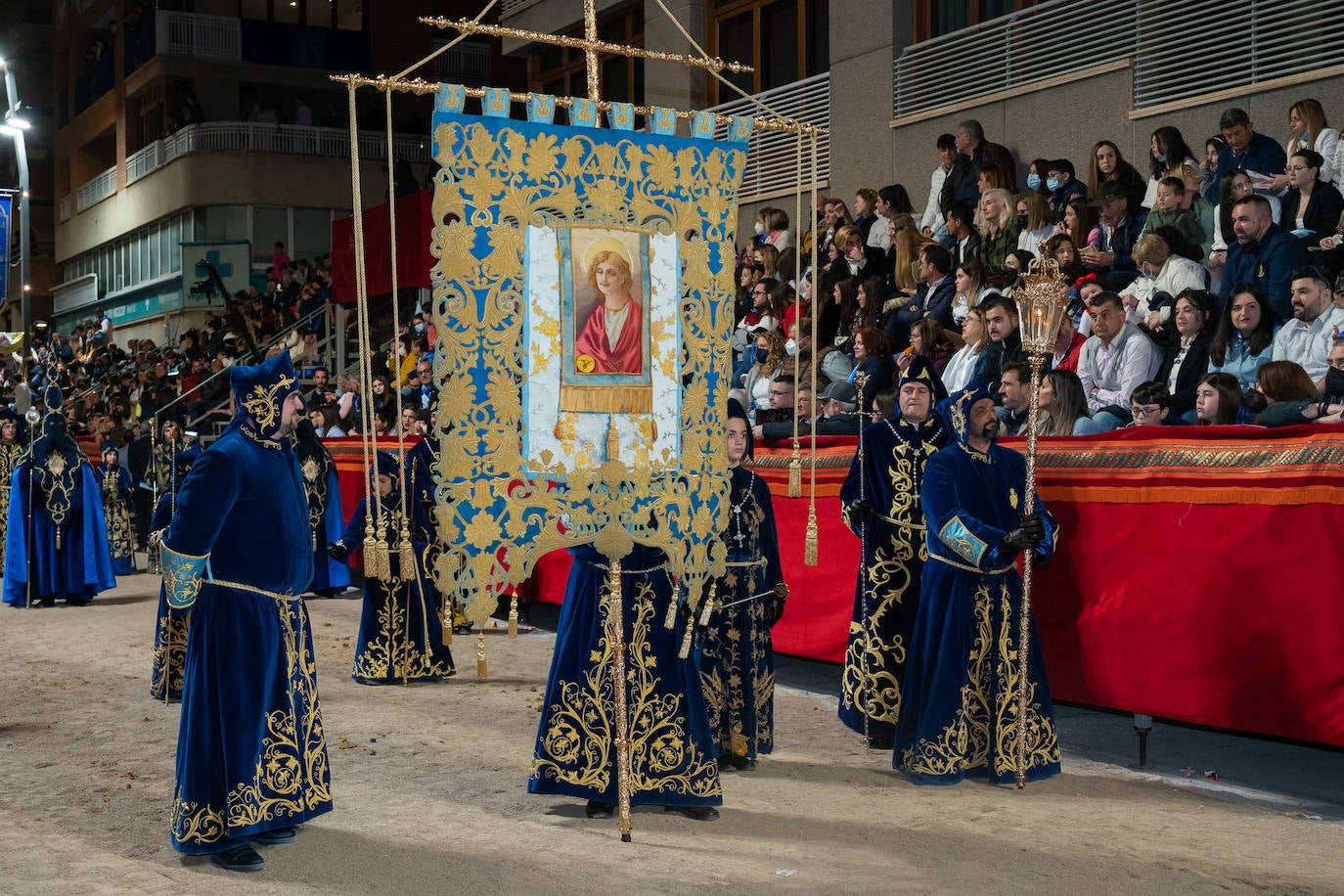 Fotos: El lujo de Egipto en la procesión azul de Domingo de Ramos