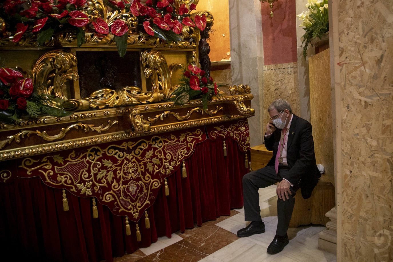 Fotos: Los californios cancelan la procesión del Prendimiento