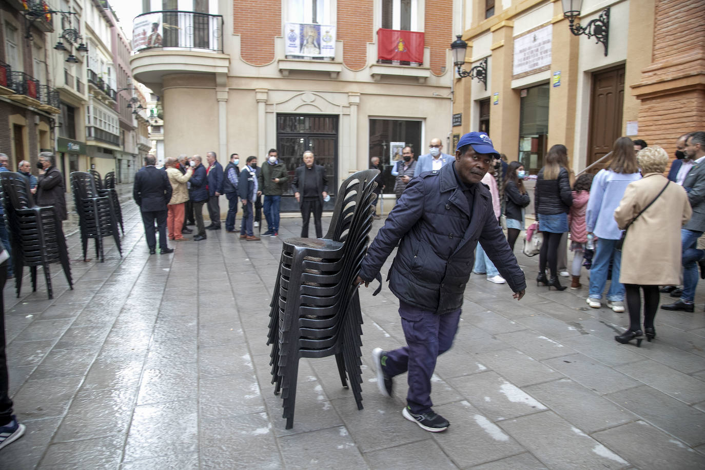 Fotos: Los californios cancelan la procesión del Prendimiento