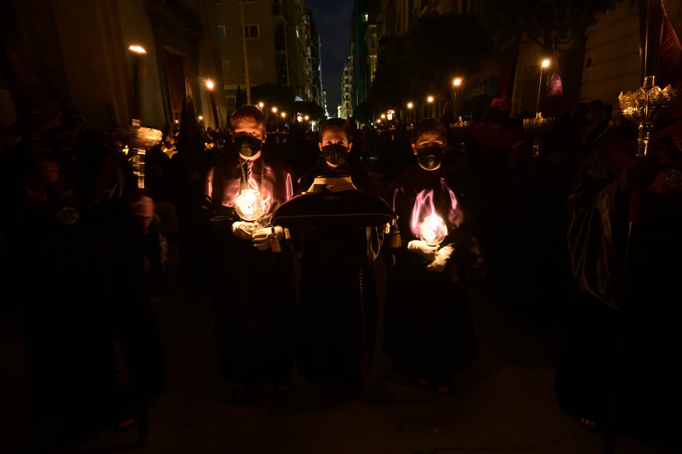 Fotos: La procesión del Jueves Santo de Murcia, en imágenes