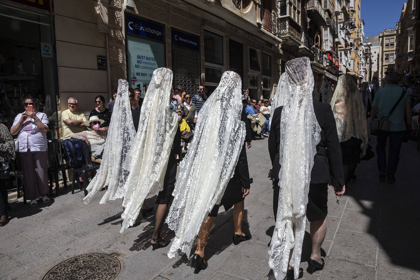 Fotos: La procesión del Resucitado de Cartagena, en imágenes