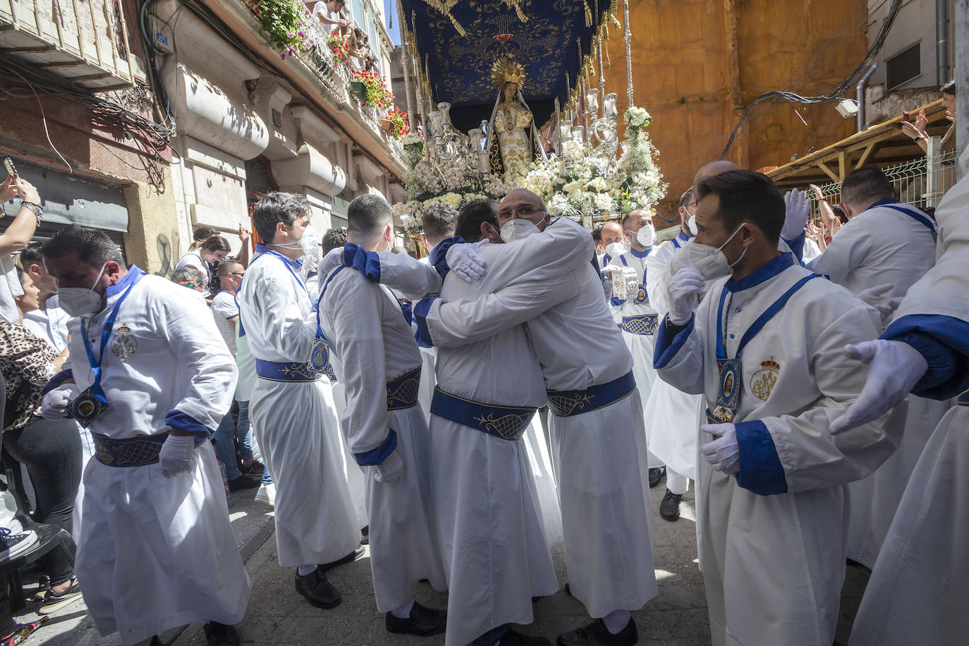 Fotos: La procesión del Resucitado de Cartagena, en imágenes