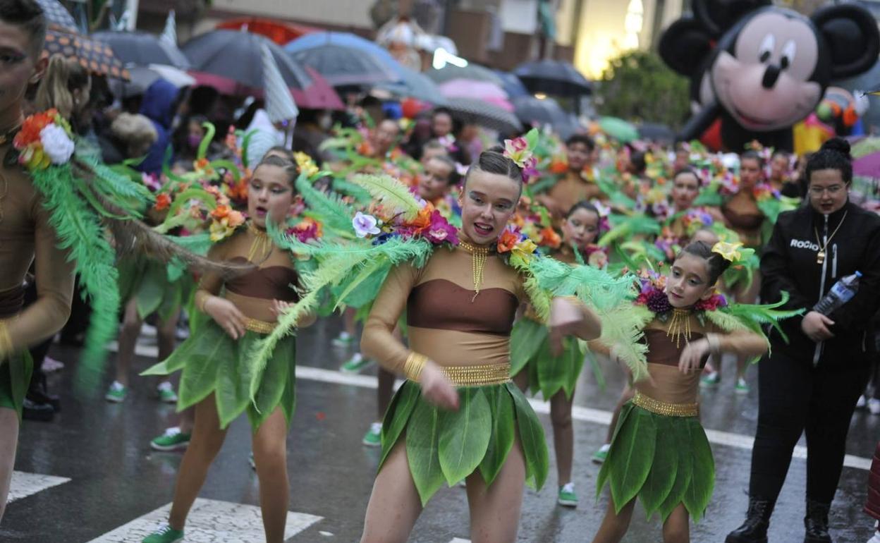 Imagen del desfile del Entierro de la Sardina Infantil de este miércoles.