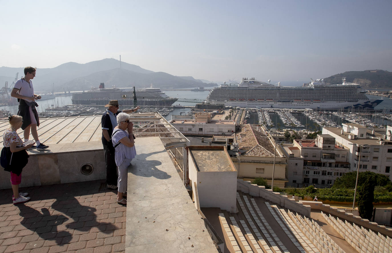 Fotos: Triple escala de cruceros en Cartagena