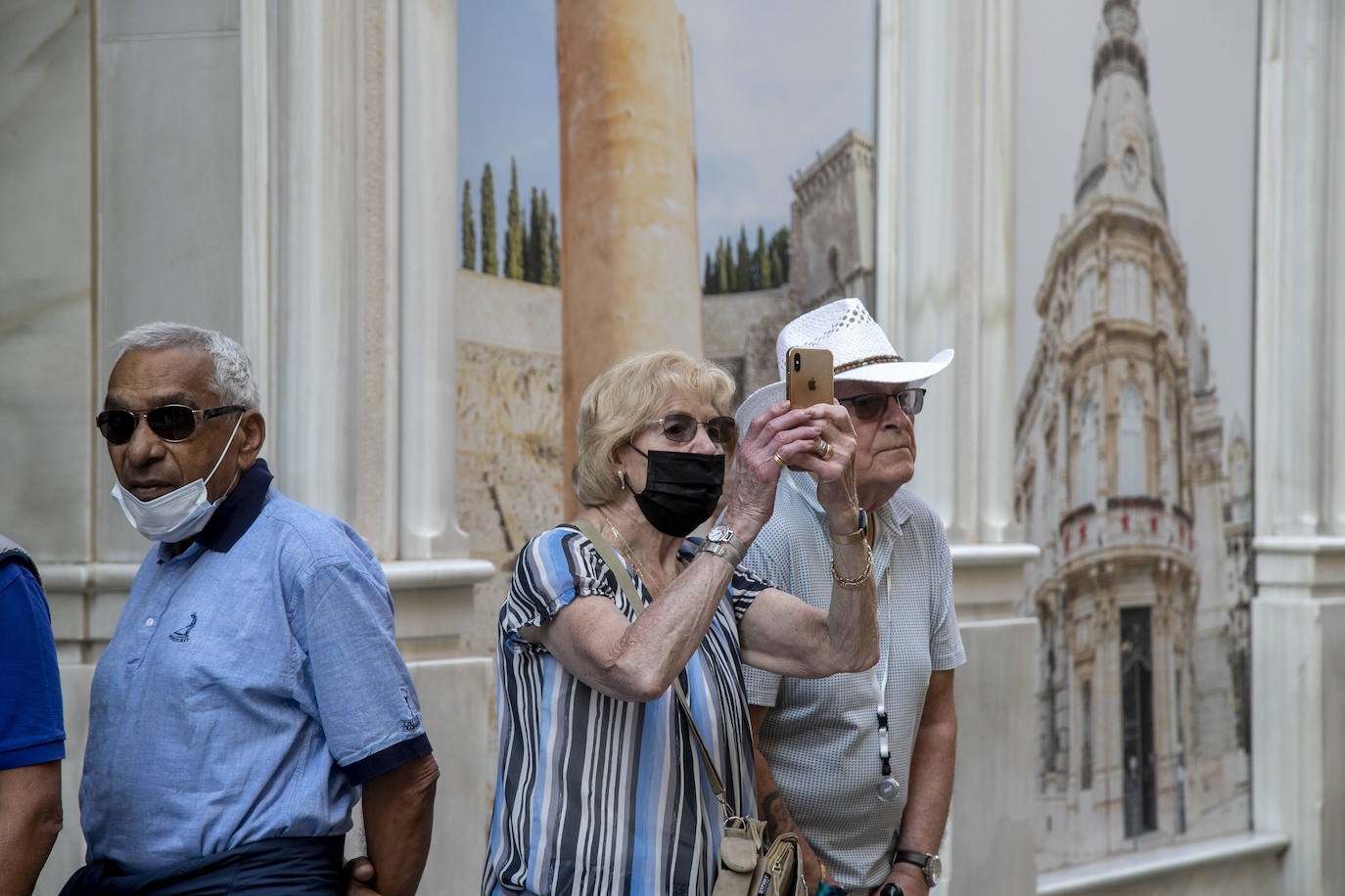 Fotos: Triple escala de cruceros en Cartagena