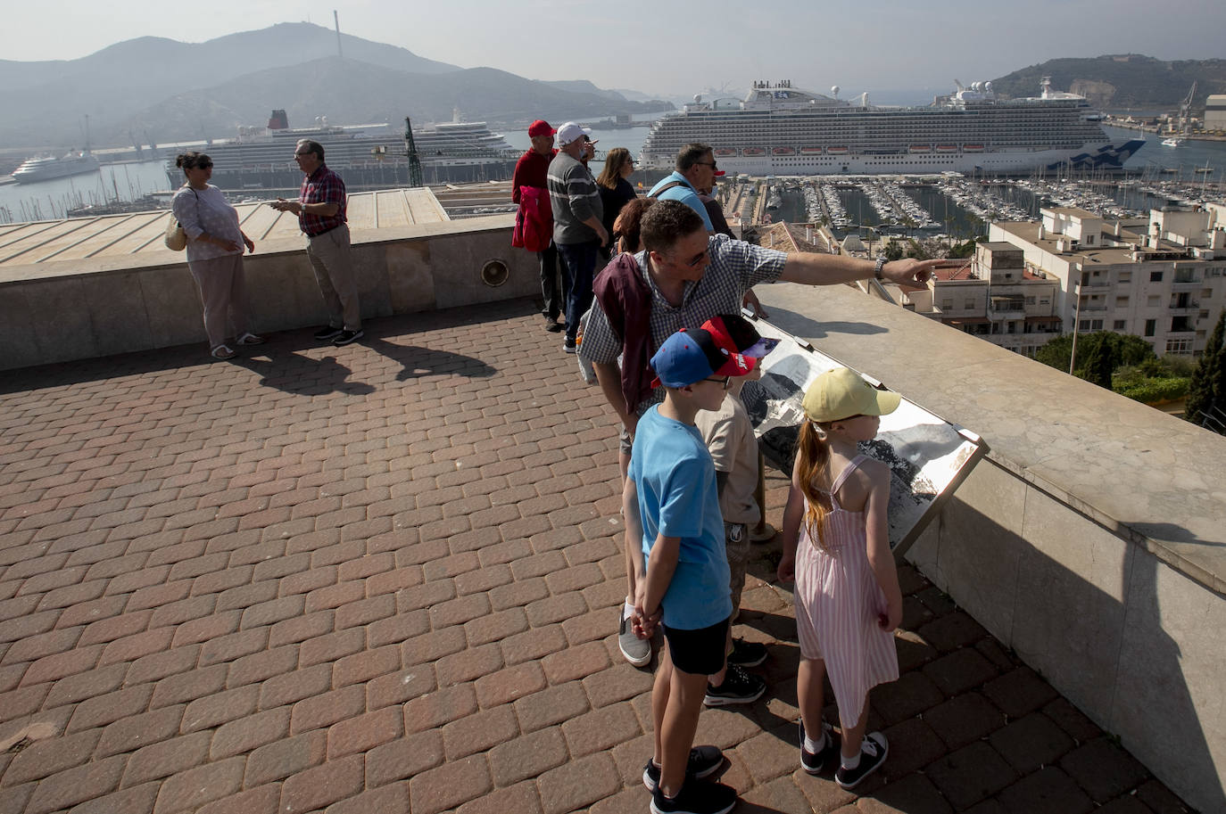 Fotos: Triple escala de cruceros en Cartagena