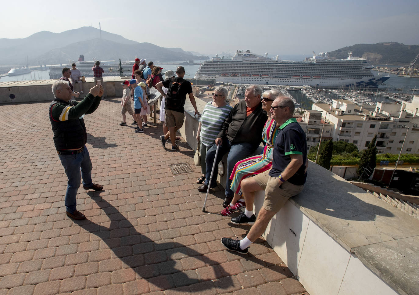 Fotos: Triple escala de cruceros en Cartagena