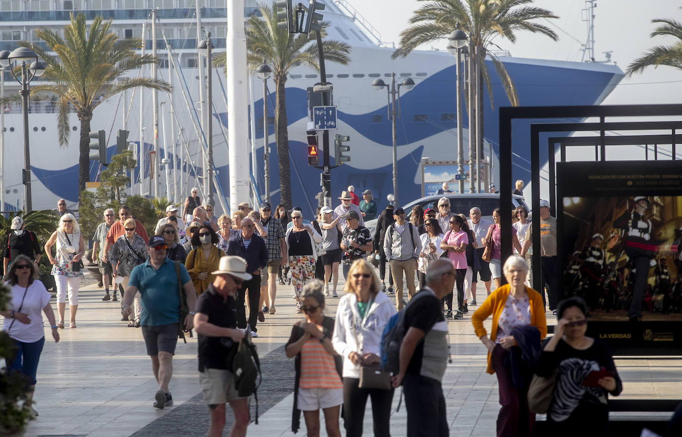Fotos: Triple escala de cruceros en Cartagena