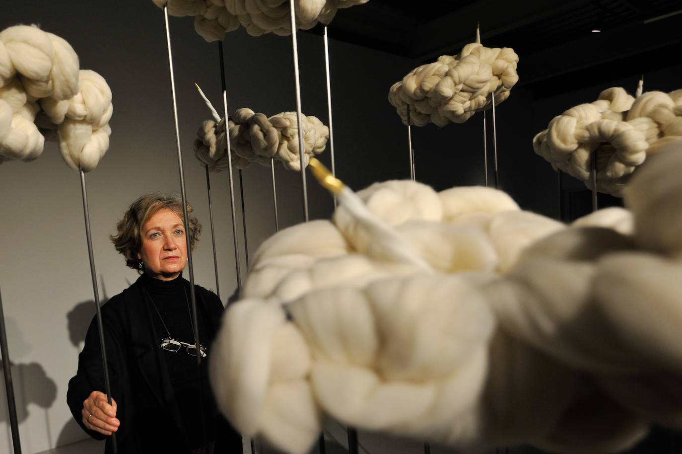 Fotos: Concha Martínez Montalvo expone en el Centro Párraga &#039;Algoritmo de sal&#039;