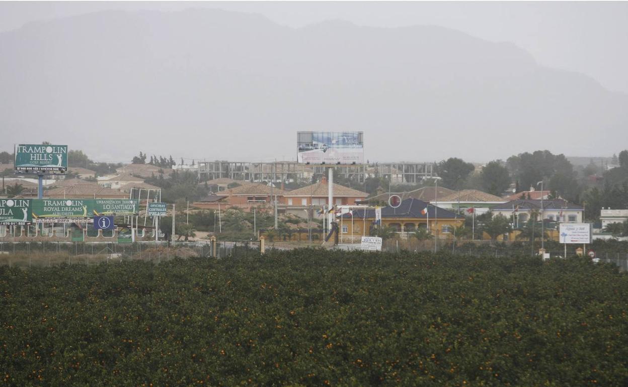 Construcciones en la zona de El Valle del Sol en una fotografía de archivo. 